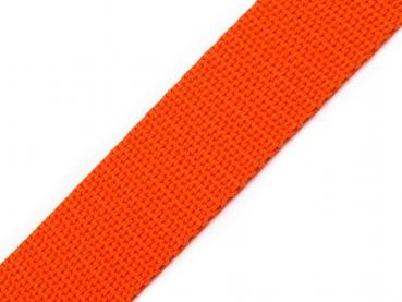 Gurtband Uni 30 mm Orange 